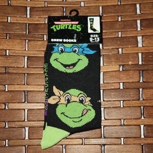 Teenage Mutant Ninja Turtles Crew Socks Mens 9-13